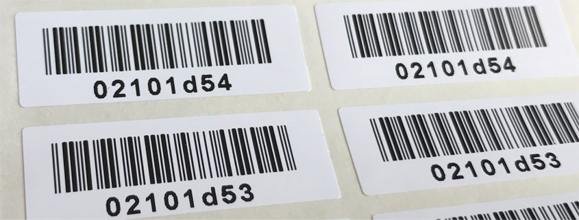 Custom Printed Barcode Labels